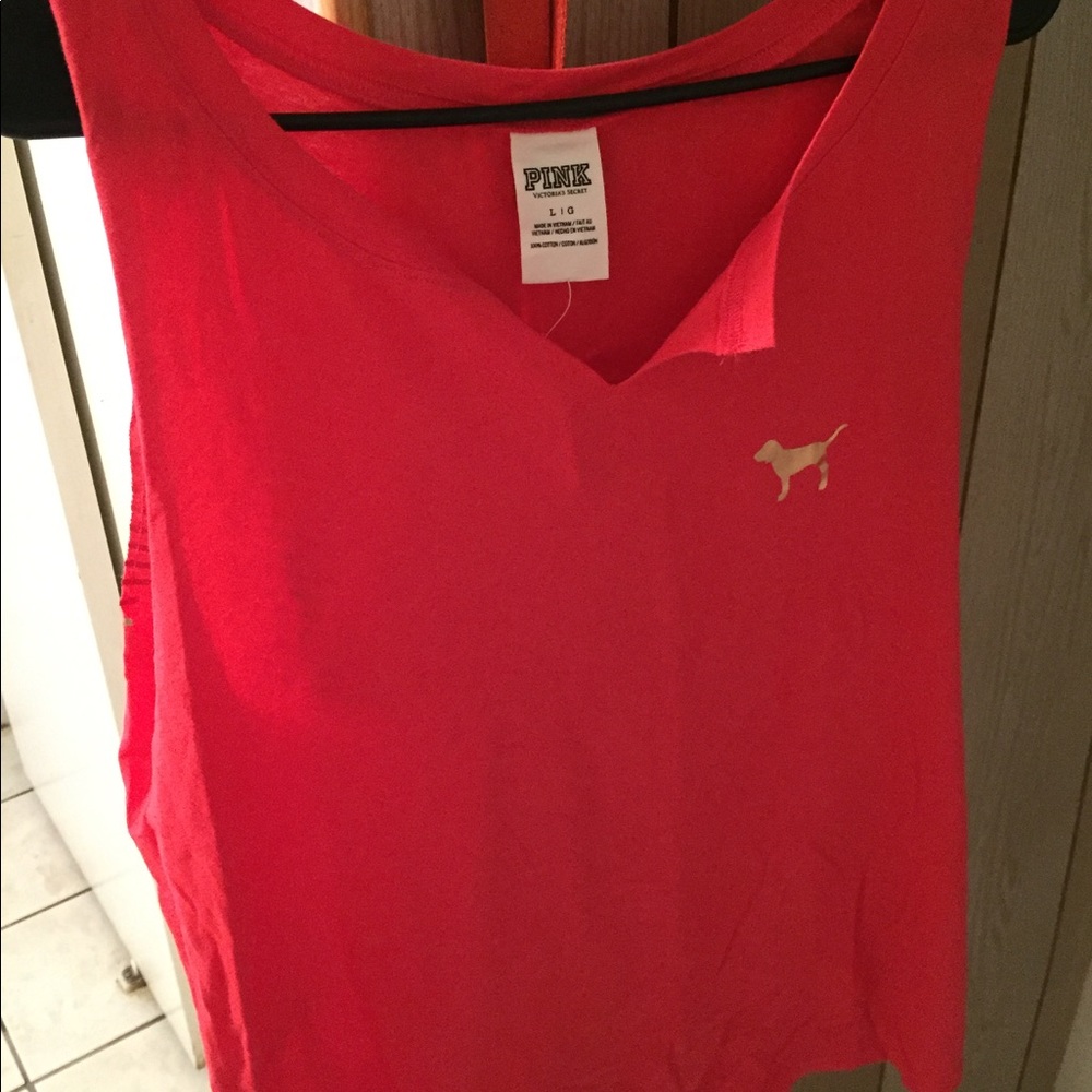 PINK Victoria secret tank